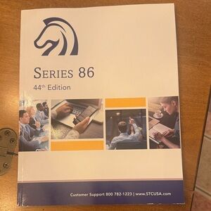 Series 86 44th Edition Manual - White with Blue and Orange Accents